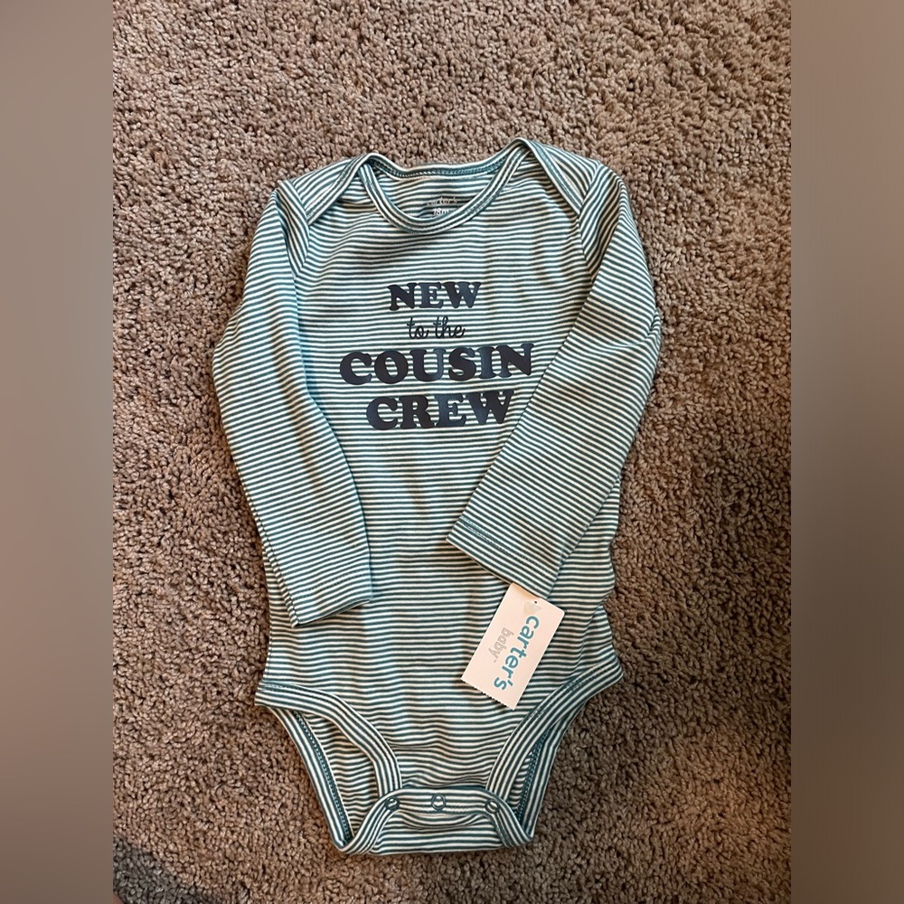 NWT gender neutral “Cousin” top